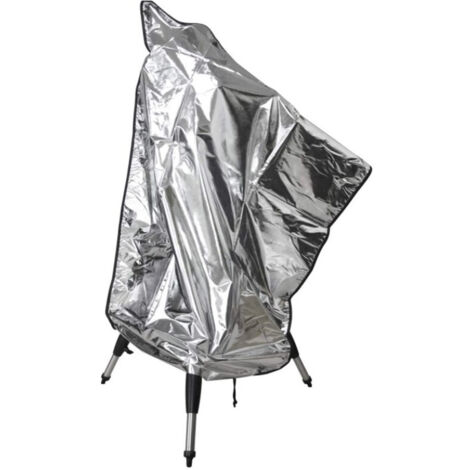 Sollbry Funda para telescopio, tela Oxford 420D, impermeable, con cordón ajustable (168 x 120 cm), color plateado (1/5)