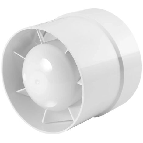 Sollbry Extractor de aire circular para ventana, baño, inodoro, cocina, amplificador (diámetro de 100 mm) (1/4)