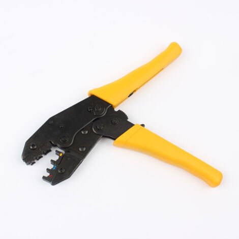 Sollbry Alicates de crimpado de terminales eléctricos: Kit de herramientas 5 en 1 para electricistas, con tapa para extremos de cable, para conectores aislados y bolsa de herramientas de crimpado. (1/5)