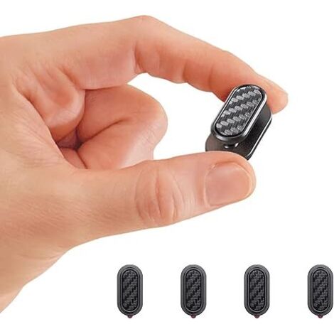 Sollbry Miniganchos multifuncionales para el asiento trasero del coche, autoadhesivos para pared, para llaves, mascarillas, auriculares y cables (paquete de 4) (1/5)
