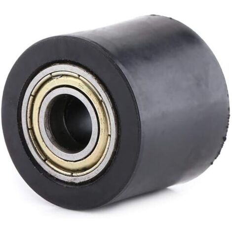 Sollbry Guía de rueda tensora deslizante de rodillo de polea de cadena de transmisión de 8 mm para motocicleta, moto de calle y cuatrimoto (negro) (1/5)