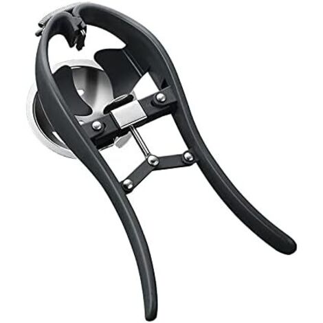 Sollbry Abridor de huevos multifuncional 2 en 1, de acero inoxidable, separador de huevos crudos, portátil, cortador de cáscaras sencillo, utensilios de cocina creativos. (1/5)
