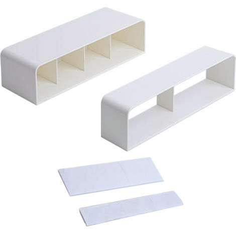 Sollbry Paragüero de pared ajustable sin perforaciones, con ganchos (blanco), talla única