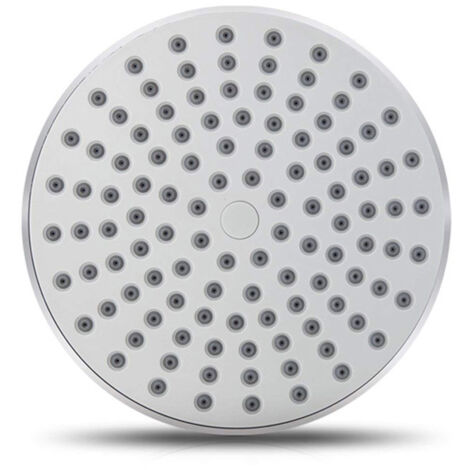 Sollbry Cabezal de ducha para inodoro, cabezal de ducha superior con rociador superior, cabezal de ducha redondo de alto flujo ABS, ocho pulgadas (1/4)