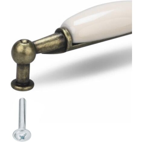 Pack De 2 Tiradores De Mueble Vintage 96mm – Estilo Europeo En Aleación De Zinc Para Cajones Y Armarios
