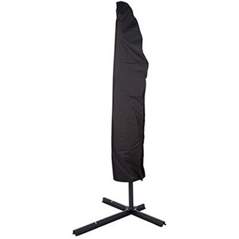 Sollbry Funda para sombrilla de jardín Oxford 210D, lona voladiza, impermeable, resistente a los rayos UV, al viento y a la nieve (265 x 70 x 40 cm) (1/5)