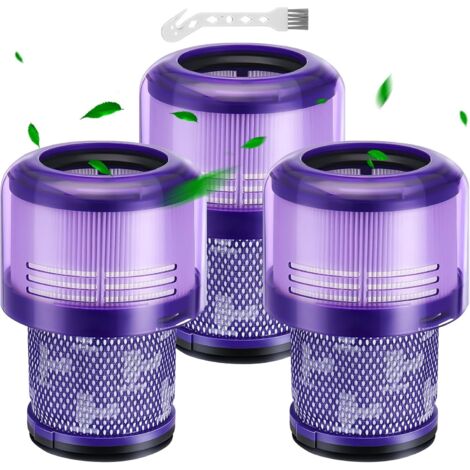 Sollbry Filtros V11 para Dyson - Filtro de repuesto JORAIR para aspiradoras inalámbricas Dyson V11 Animal/Absolute/Torque Drive/Fluffy/Complete Pro V15 Detect SV14. Comparar con las piezas n.° DY-9700 (1/5)