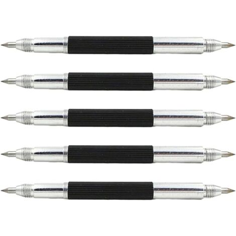 Sollbry Paquete de 10 marcadores de doble punta para metal, vidrio y madera. (1/5)