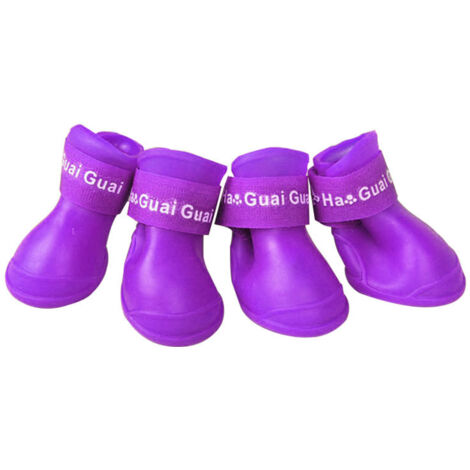 Sollbry 12 botas de silicona para perros, antideslizantes, impermeables para todas las estaciones, para pavimento caliente, nieve, barro y lluvia.