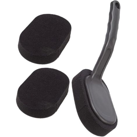 Sollbry 1 juego de cepillos para limpiar ruedas, cepillos para lavar autos, cepillos para limpiar neumáticos, cepillos de limpieza, cepillos para ruedas para detalles de autos.