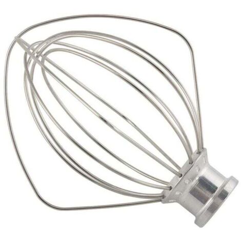 Sollbry Batidor de alambre de acero inoxidable con base inclinable para procesador de alimentos KitchenAid K45WW WP9704329 KSM150 KSM160 K45 KSM90 (1/5)