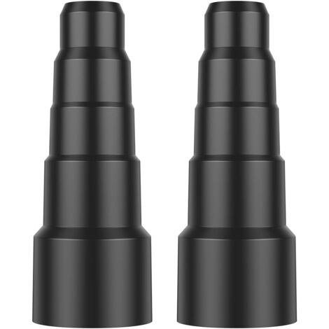 Sollbry Juego de 2 adaptadores universales para manguera de aspiradora para conexión a manguera de aspiradora de 23 mm, 30 mm, 34 mm, 42 mm, 50 mm (1/5)
