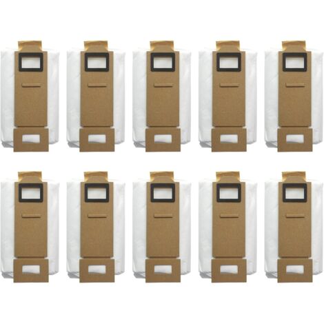 Sollbry Paquete de 10 bolsas para aspiradoras Xiaomi Roborock T7S, T7plus, T7Splus y S7 (1/5)