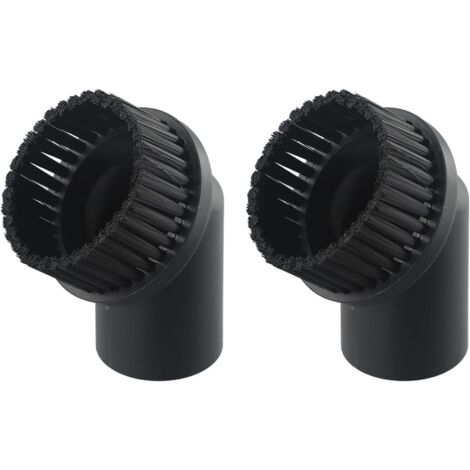 Sollbry 2 cabezales de cepillo redondo para aspiradora de polipropileno (diámetro interior de 44 mm) para aspiradoras industriales. (1/5)