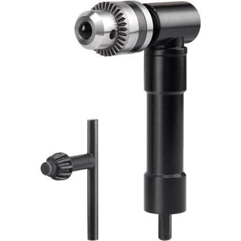 Sollbry Adaptador de taladro de 90 grados de 0,8-10 mm con mandril de liberación rápida para extensión de mandril y herramienta de perforación angular. (1/5)