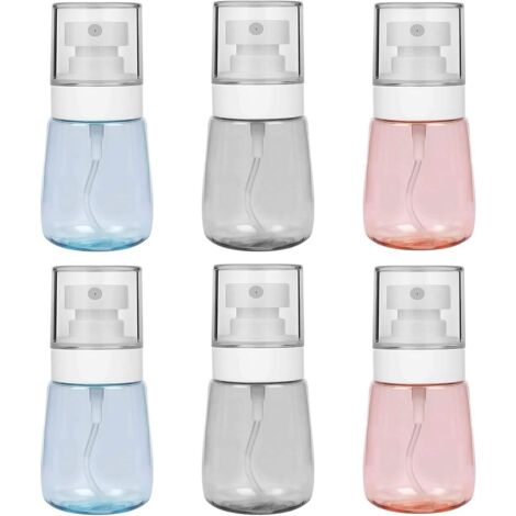 Sollbry Botella pulverizadora reutilizable de 30 ml, 6 unidades, para viaje, para lociones, perfumes, cosméticos, aceites, cabello y plantas. (1/5)