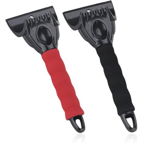 Sollbry raspadores de parabrisas para coche, raspadores de hielo para coche, accesorios de invierno para coche, raspadores de nieve portátiles, herramientas para quitar nieve para coches y furgonetas.