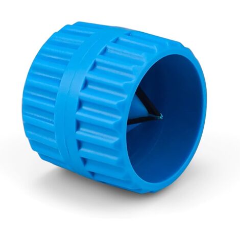Sollbry Desbarbador de cobre 2 en 1, desbarbador de tubos de cobre, universal, de 5 a 38 mm, para biselado y desbarbado. (1/4)