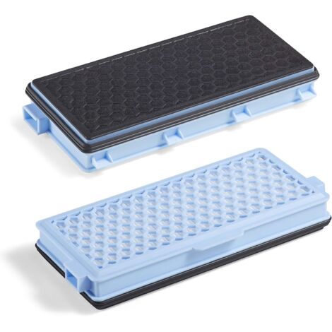 Sollbry 2 filtros HEPA compatibles con aspiradoras de carbón activado Miele SF-HA 50, filtros antiolores para las series S8000, S6000, S5000, S4000, Complete, C2, C3, Compact, C1, C2, S8340, S6240 y S (1/5)