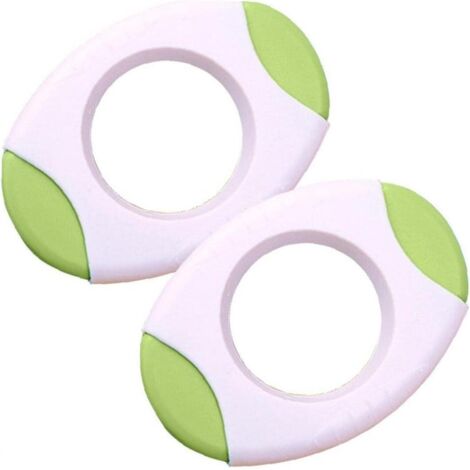 Sollbry 2 piezas de cortador de huevos, abridor de huevos, perforador de huevos, recuperador, secador, separador de huevos para huevos cocidos, herramienta de cocina verde (1/5)