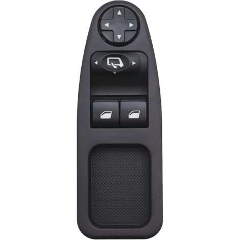 Sollbry Interruptor principal de elevalunas eléctrico lateral izquierdo 6554.ZJ, compatible con Citroën Jumpy Dispatch, Peugeot Expert Master, Fiat Scudo 2007-2016. (1/5)