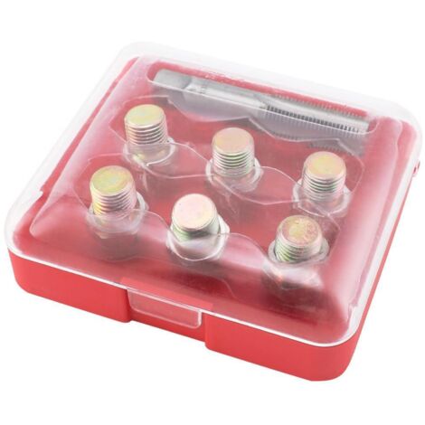 Sollbry Kit de reparación de roscas de cárter de aceite (6 piezas, M13 x 1,25 mm) (1/5)