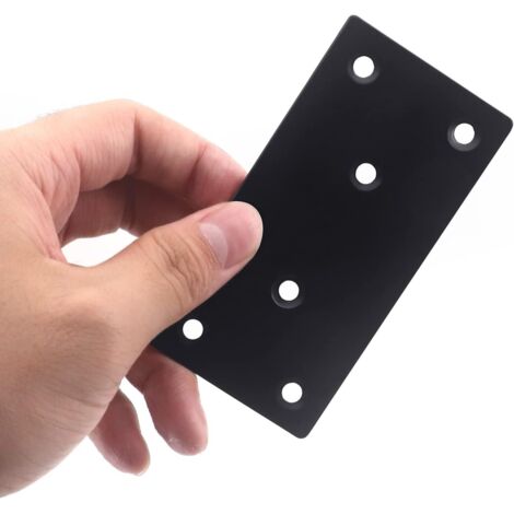 Eoere 20 Piezas De 2 X 4, 2 X 6, Medio Base De Poste De Viga, Soporte De Vigueta A Conector Para Cubierta, Madera, Plateado
