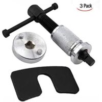 Sollbry Kit de herramientas para rebobinar el pistón de la pinza de freno para reemplazar el disco y sus adaptadores. Herramienta para rebobinar el pistón de la pinza.