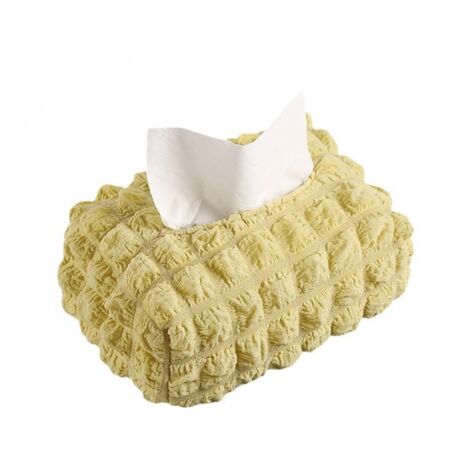 BEBUSINGOTO Taschentuchbox-Hülle, dekorative Aufbewahrungstasche mit Polyester-Baumwollfutter und dickem Canvas (1/4)
