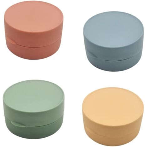 BEBUSINGOTO 4-teilige Seifenbox aus Kunststoff, tragbare Reiseseifenbox, wasserdichter Seifenhalter mit Deckel, kleine Seifenaufbewahrungsbox für Zuhause (1/5)