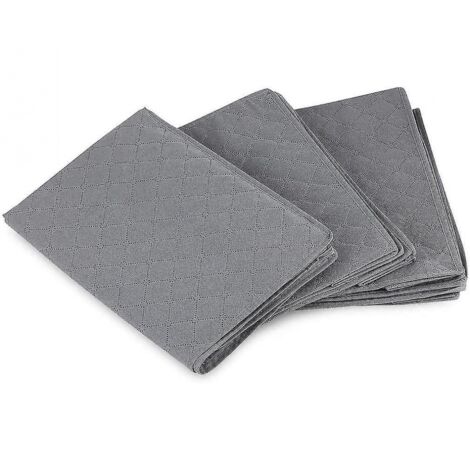BEBUSINGOTO Kleideraufbewahrungstasche, 3er-Pack, faltbar mit Griffen und Reißverschluss (1/4)