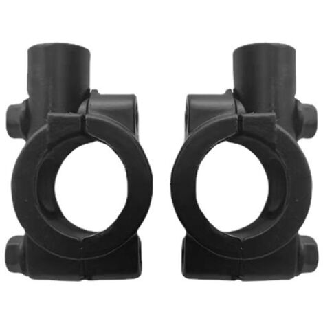 BEBUSINGOTO Set mit 2 universellen Motorrad-Lenkerhalterungen – 22 mm – Schwarz (1/5)