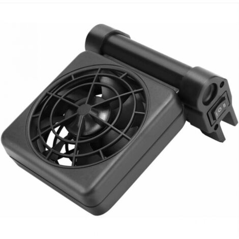 BEBUSINGOTO Mini-Aquarienventilator mit einem Kopf, verstellbar, für hängende Aquarienkühler, 100-240 V (europäische Norm) (1/5)