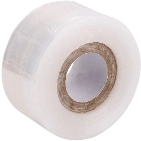 BEBUSINGOTO Pflanzenklebeband, selbstklebendes, transparentes Veredelungsband, Reparaturklebeband für Pflanzen im Garten, in der Baumschule, für Baumsetzlinge und Blumen, 30 mm breit (1/5)
