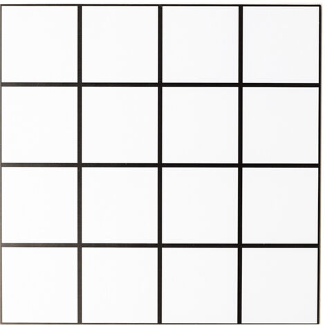 Kiwistar Adesivi per piastrelle beige 82 satinati – 15 x 15 cm – 25 pezzi – piastrelle adesive per piastrelle da parete