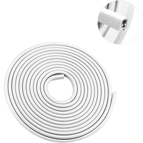 Protezioni Antiurto Per Bordi Portiere Auto Jagowa | Set Da 4 Pezzi | Ammortizzanti E Antigraffio In ABS E PVC | Colore Nero