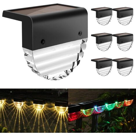 Alinana 4-Pack Applique Solare da Esterno - IP68 Impermeabili Luci