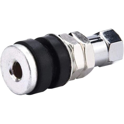 BEBUSINGOTO Tige de Valve de Pneu, 50 Pièces pour Motos à Usage Général, Vélos, Voitures, Pneus à Vide Tubeless, Embouts de Valve Noirs (1/5)