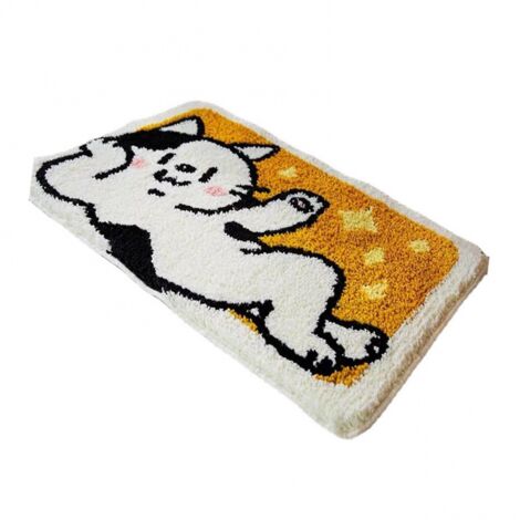 BEBUSINGOTO Bonita alfombra de baño, antideslizante, de secado rápido, para casa y hotel, 40 x 60 cm (1/3)