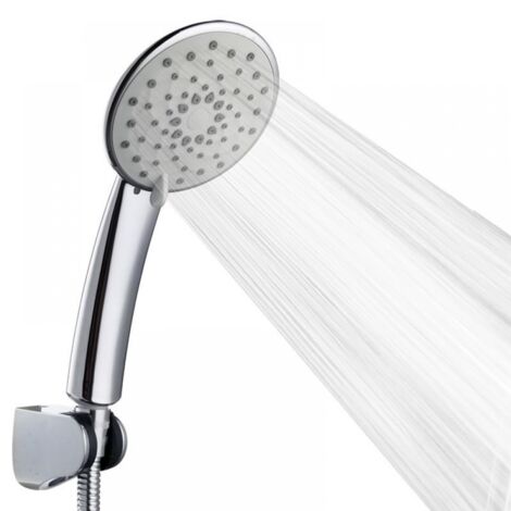 BEBUSINGOTO Cabezal de ducha de alta presión que ahorra agua, cabezal de ducha de alta presión con 5 modos de ducha, ducha de mano con presión de agua ajustable (1/3)