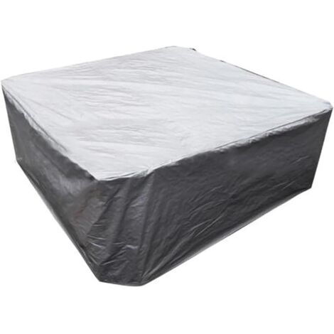 BEBUSINGOTO Cubierta protectora para muebles de piscina, spa, bañera, interior y exterior, impermeable y a prueba de polvo, 200 x 200 x 85 cm. (1/5)