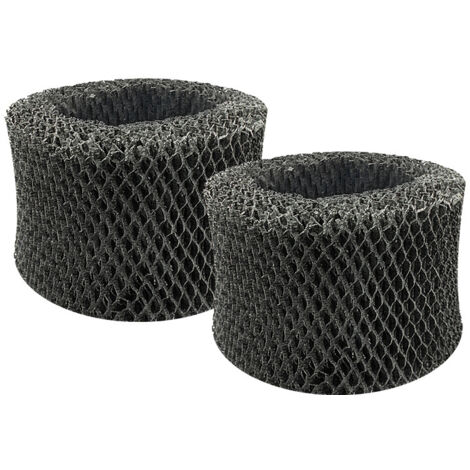 BEBUSINGOTO Paquete de 2 filtros para humidificador FY2401 FY2401/10, compatibles con Philips HU4801, HU4802, HU4803, HU4811, HU4813, de repuesto, color negro. (1/5)