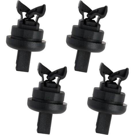 BEBUSINGOTO Clip de retención para estante trasero (paquete de 4), 7705099001 8200675047, compatible con clips de retención de cadena de coche Clio/Megane, estante trasero de coche. (1/5)