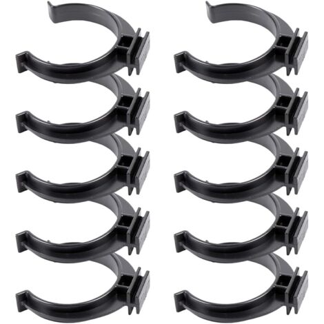 BEBUSINGOTO 10 clips para rodapiés, clips para rodapiés, clips para rodapiés de cocina, clips para rodapiés, clips para paneles de baño, clips para rodapiés de cocina, sujetadores, negros