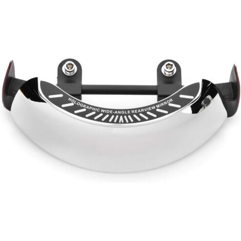 BEBUSINGOTO Espejo retrovisor para motocicleta con ángulo amplio ajustable de 180°, espejos de seguridad universales para parabrisas de motocicletas, scooters y automóviles. (1/4)