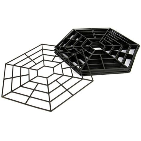 BEBUSINGOTO Rejillas protectoras para estanques: proteja su estanque de las aves y mantenga a sus peces a salvo - Paquete de 20 rejillas (26,5 × 31,5 × 0,3 cm) (1/3)