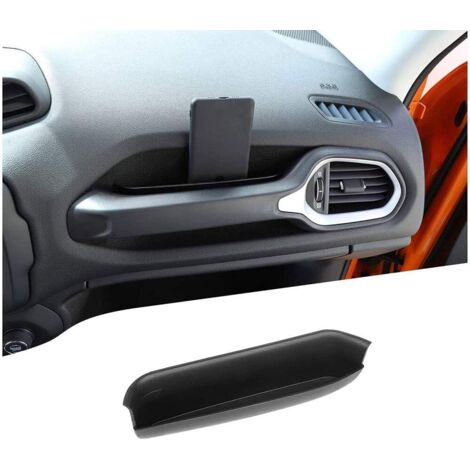 BEBUSINGOTO Caja de almacenamiento para reposabrazos, bandeja organizadora para reposabrazos de pasajero, compatible con Jeep Renegade 2015-2020 (1/5)