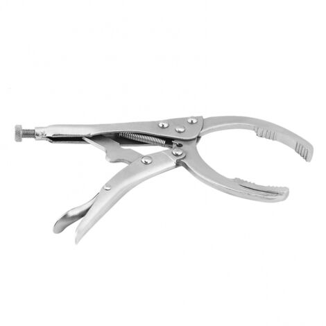 BEBUSINGOTO Llave de filtro de aceite ajustable de 10 pulgadas, herramienta de alicates para extracción de vehículos. (1/5)