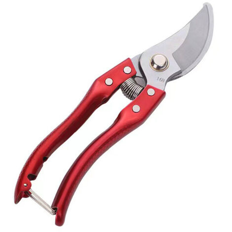BEBUSINGOTO Tijeras cortapelos para cabras y ovejas, con resorte de alta resistencia, herramienta para reparar uñas de animales (rojas)