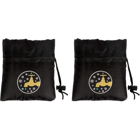 BEBUSINGOTO 2 fundas aislantes para grifos de invierno para exteriores, calcetines de protección contra la congelación. (1/5)